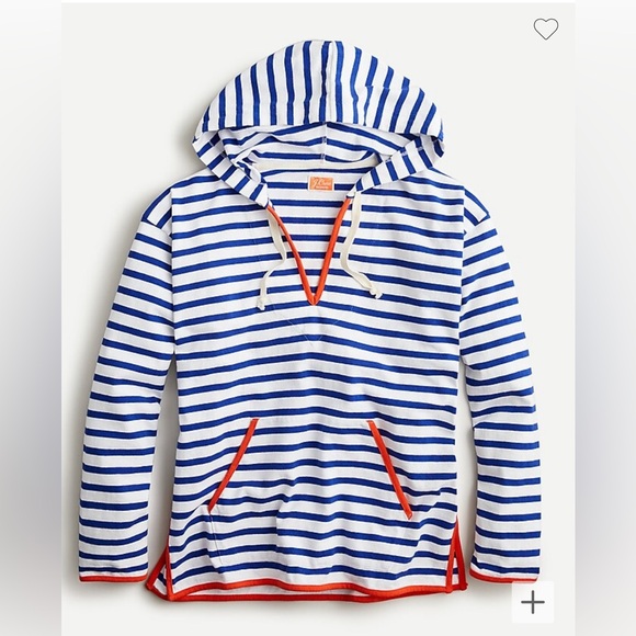 JCrew V-neck hoodie - Sz medium - Picture 1 of 4